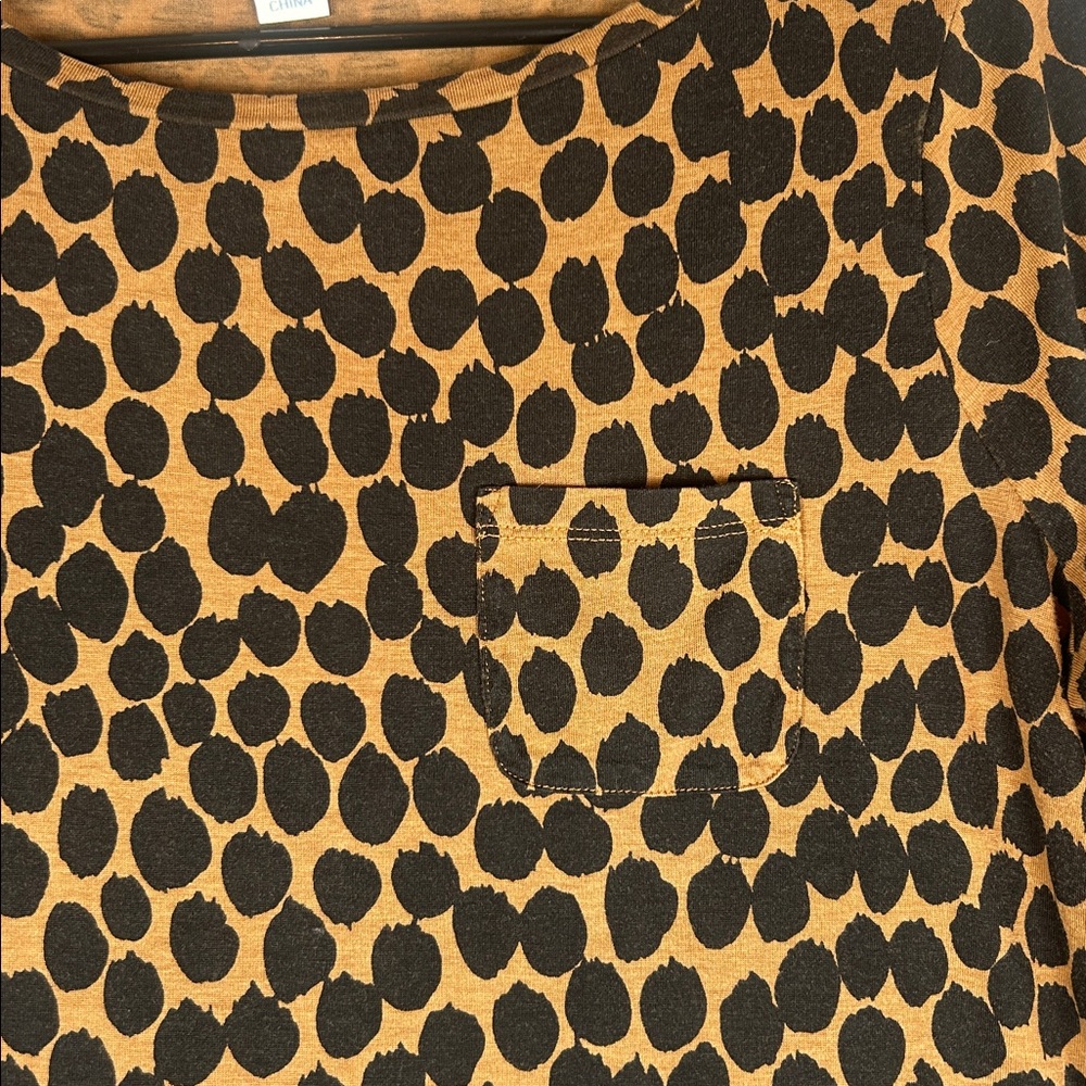 Nice!! Boden Long Sleeve Animal Print Top Women’s Size 6 - Picture 11 of 16